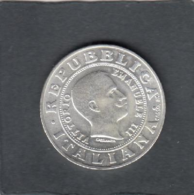 Beschrijving: 1 Lire VITTORIA EMANUELE